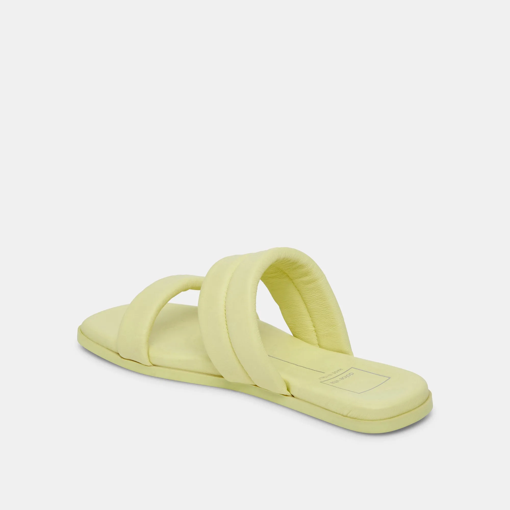 ADORE SANDALS LEMON CREAM LEATHER