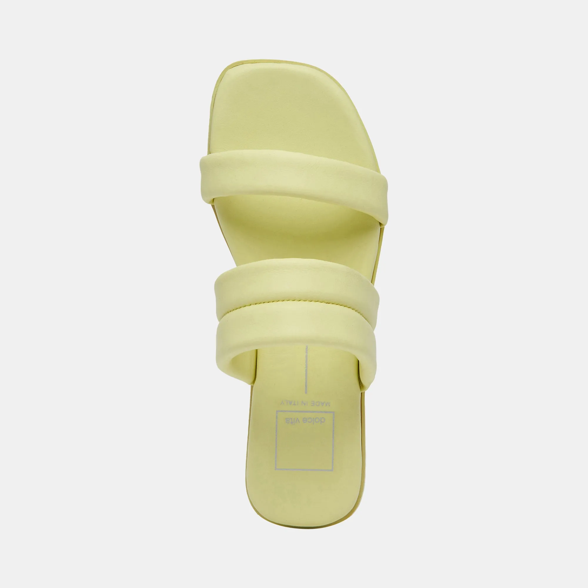 ADORE SANDALS LEMON CREAM LEATHER