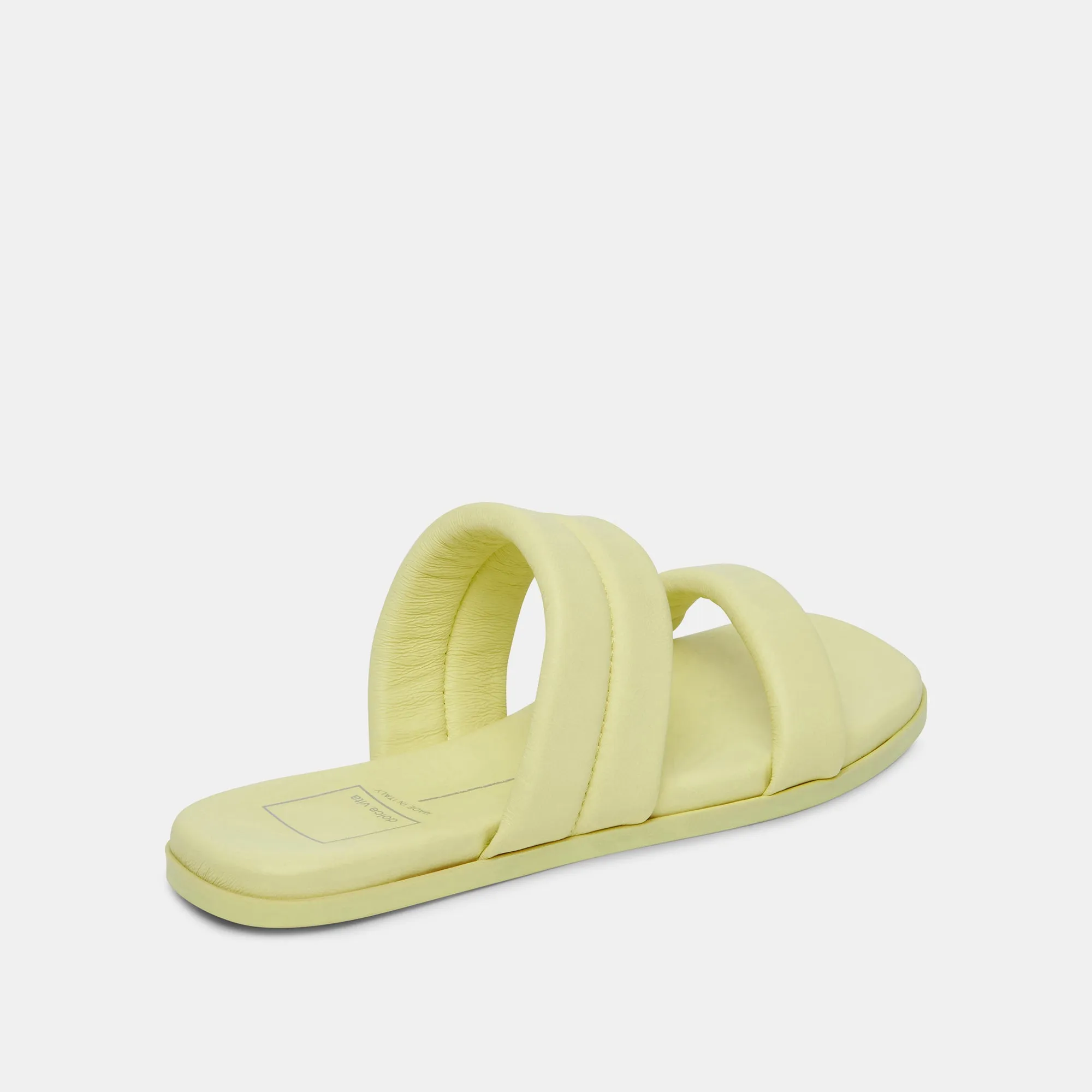 ADORE SANDALS LEMON CREAM LEATHER