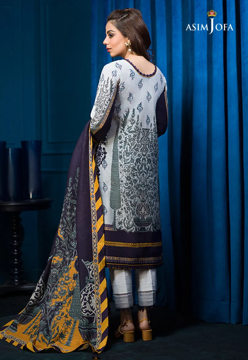 AJE-10 EMBROIDERED KHADDAR 3 PCS