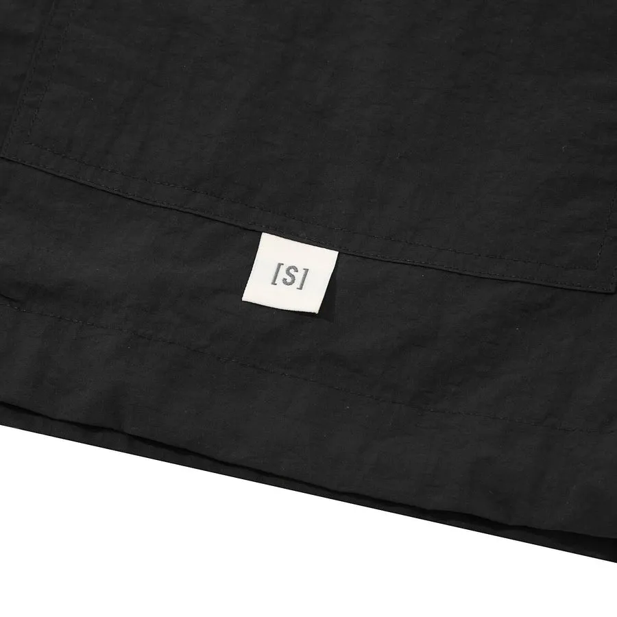 A[S]USL PHONE DOWN COACH JACKET-BLACK