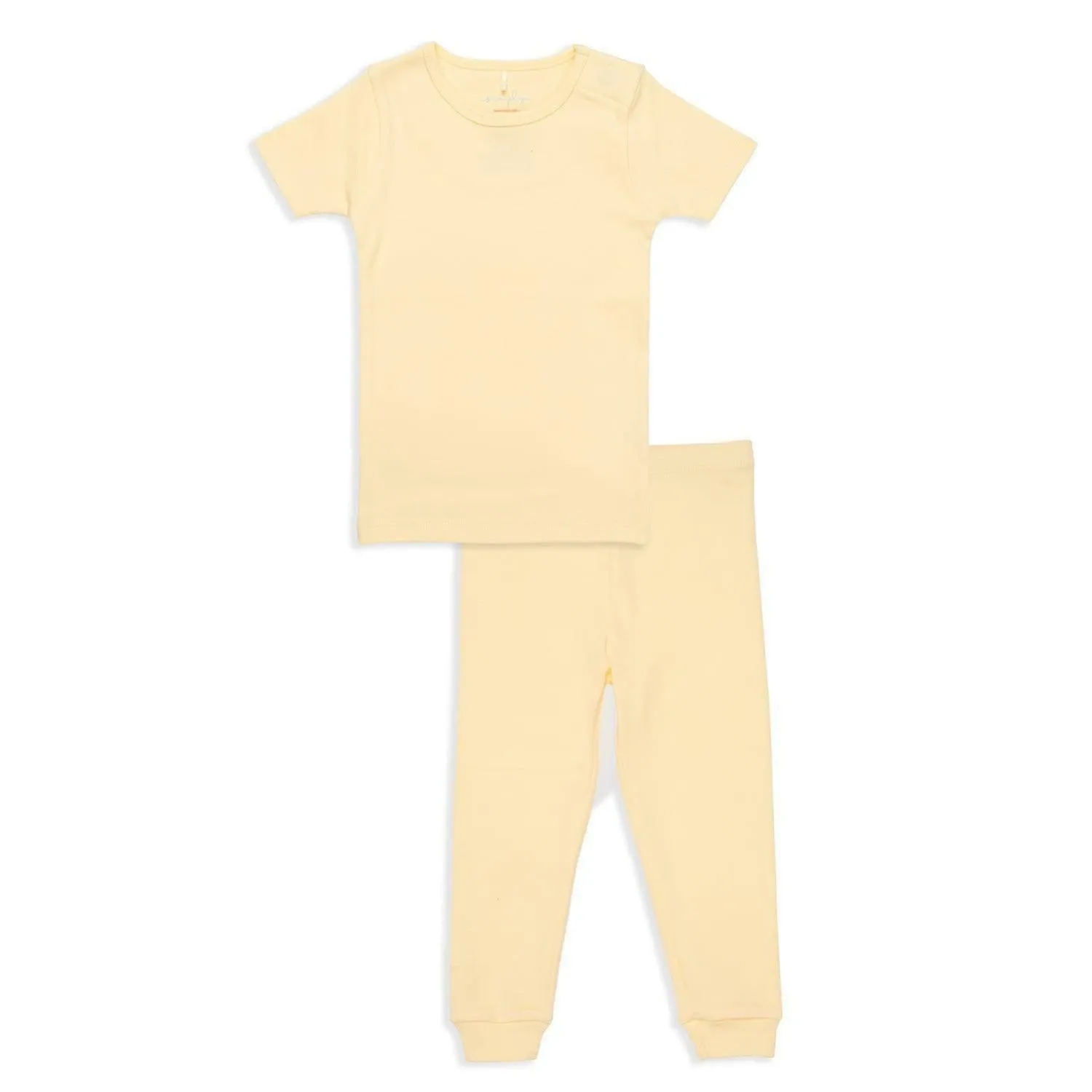 banana pudding organic cotton magnetic kids pajama set