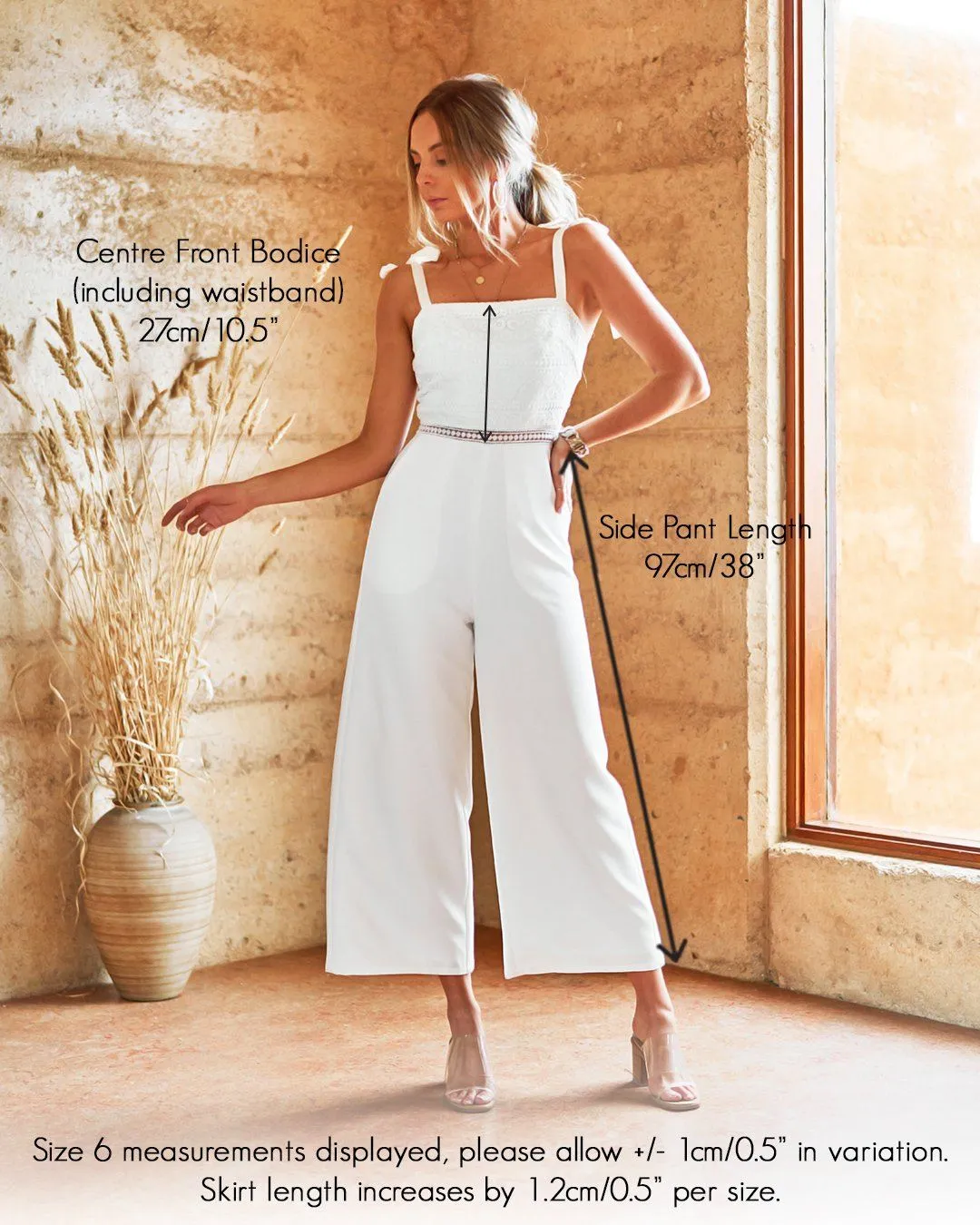 Beryl Jumpsuit - White