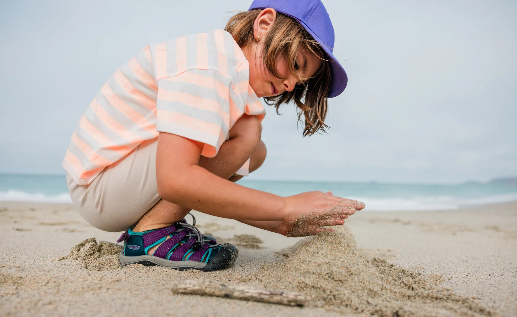 Big Kids' Newport Boundless Sandal  |  Legion Blue/Willowherb