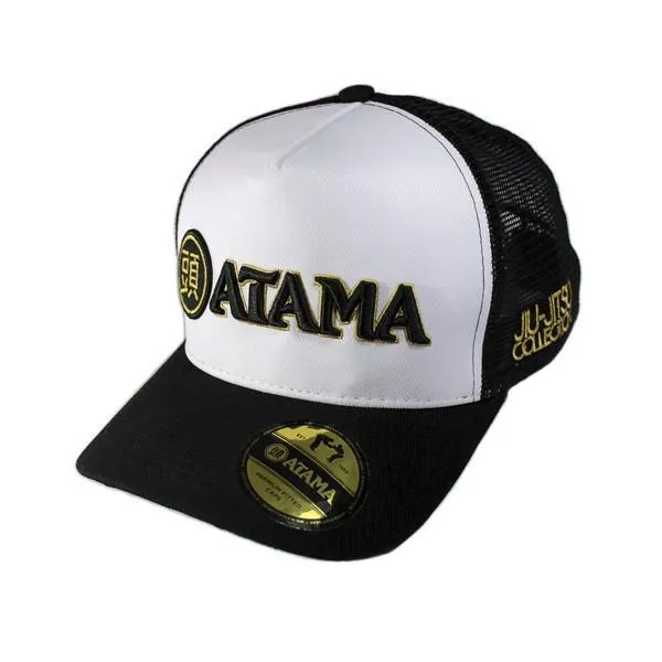 BLACK / WHITE ATAMA TRUCKER HAT