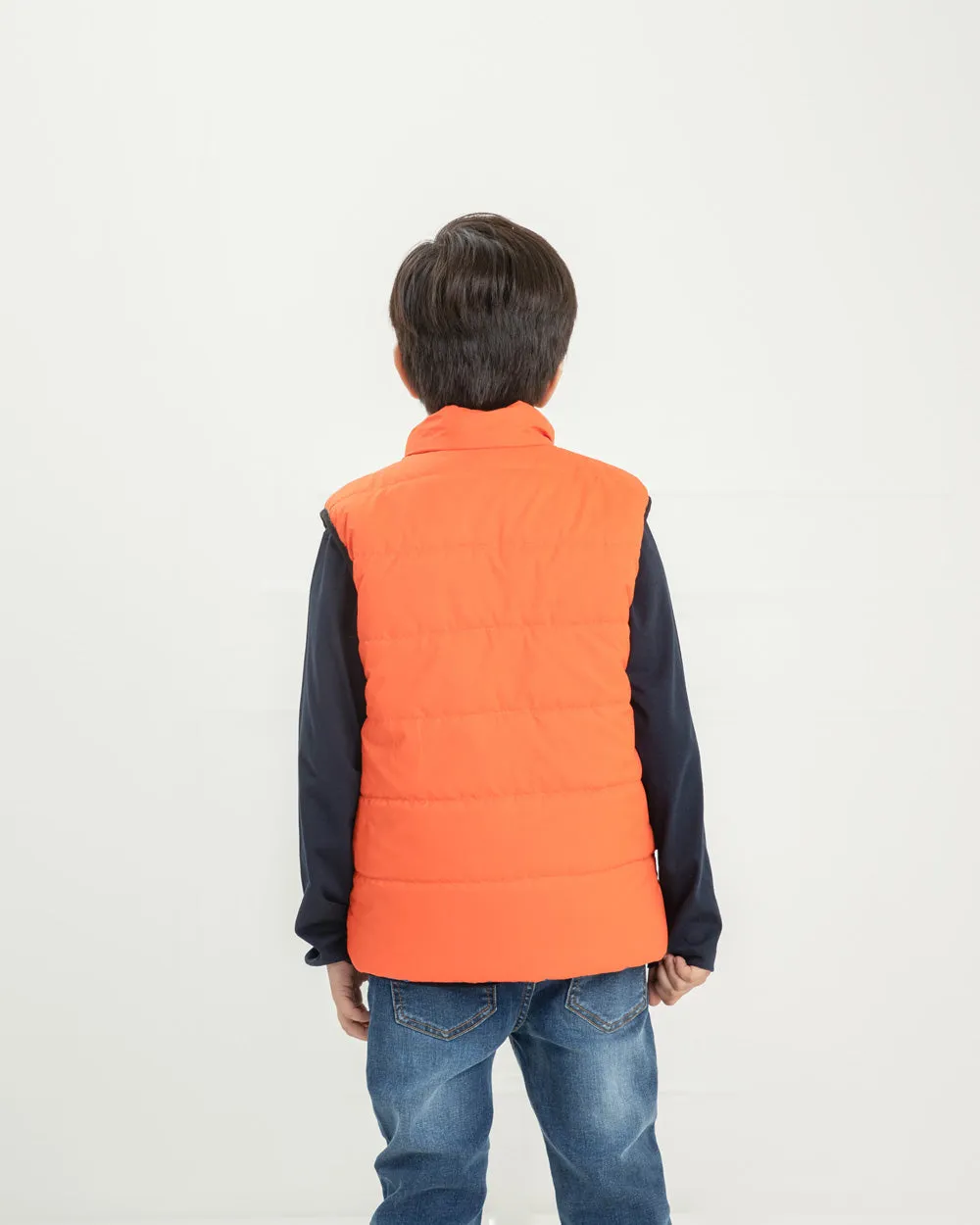 Boy's S/L Revesible Puffer Jacket