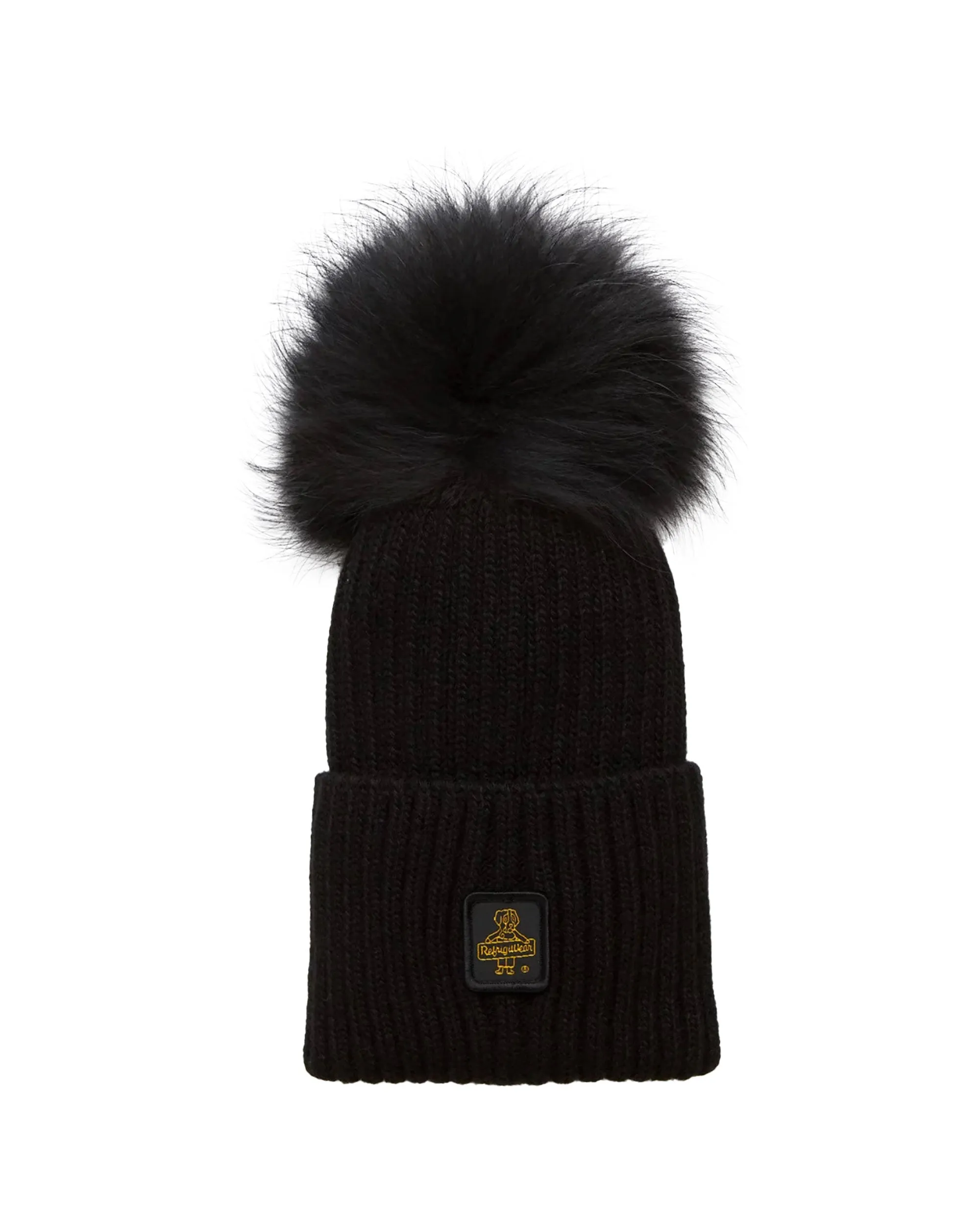 Cappello Donna Refrigiwear Snow Flake Pon Pon Nero