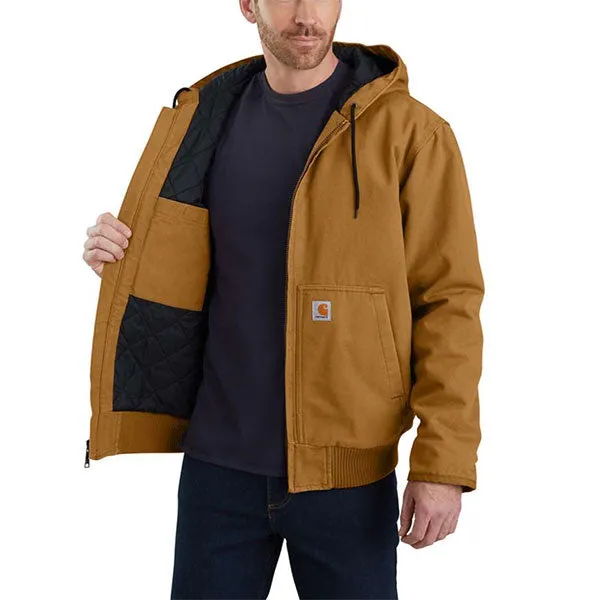 Carhartt Washed Duck Insulated Active Jacket - Carhartt Brown