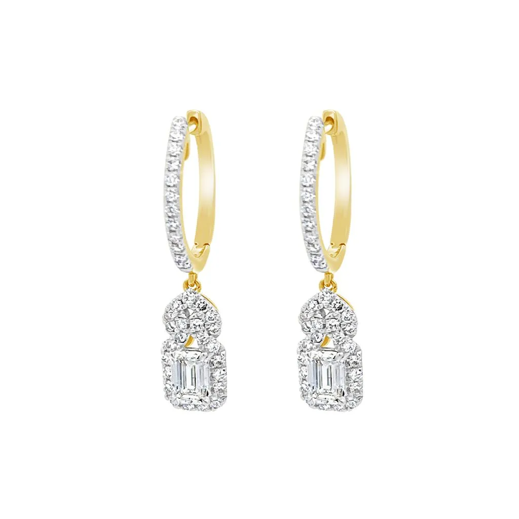 Clara by Martin Binder Diamond Dangle Earrings (1.03 ct. tw.)