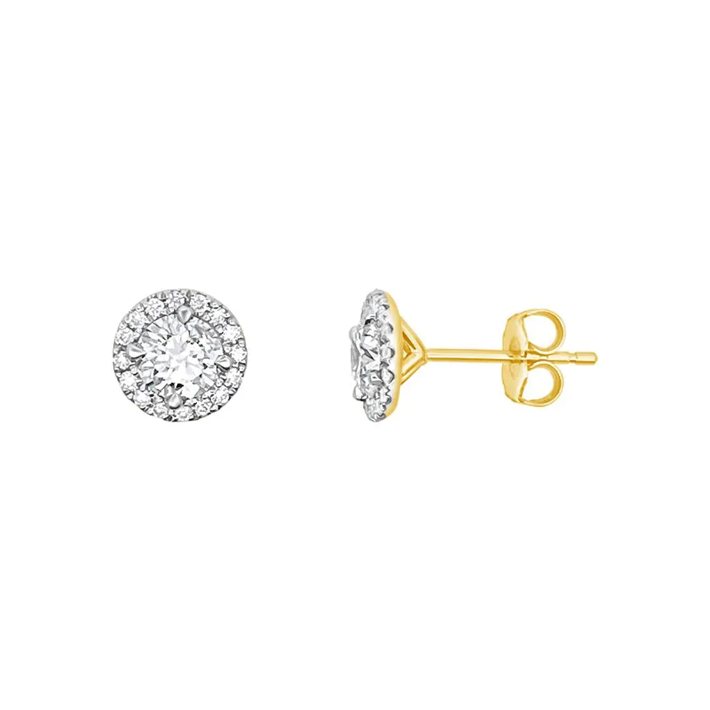 Clara by Martin Binder Diamond Halo Stud Earrings (1.65 ct. tw.)