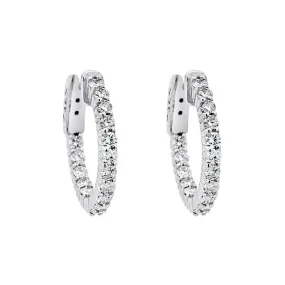 Clara by Martin Binder Diamond Hoop Earrings (1.24 ct. tw.)