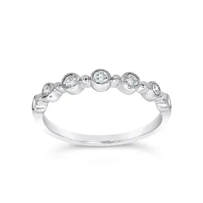 Clara by Martin Binder Milgrain Diamond Stacking Band (0.29 ct. tw.)