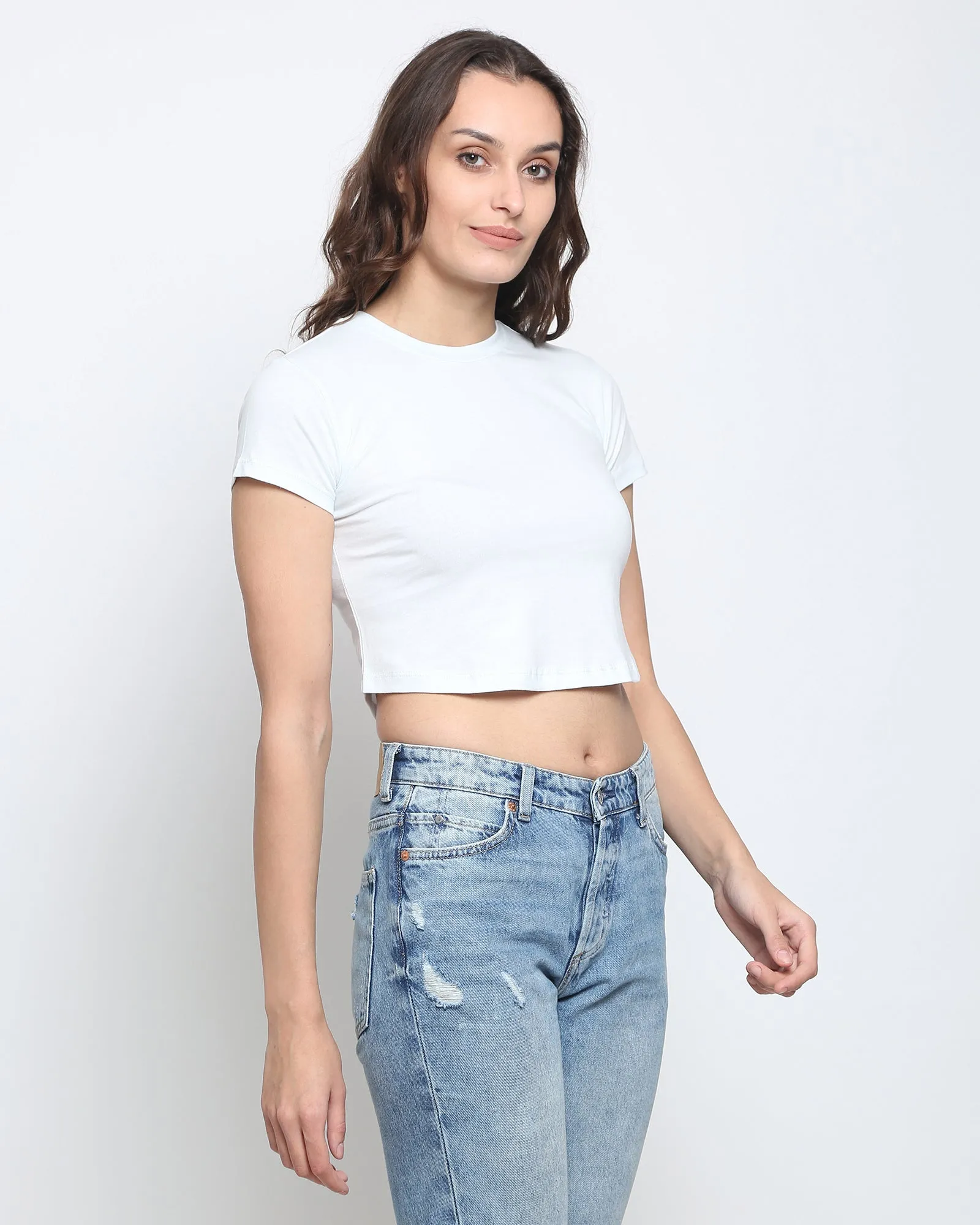 Crop Top: Morning Mist