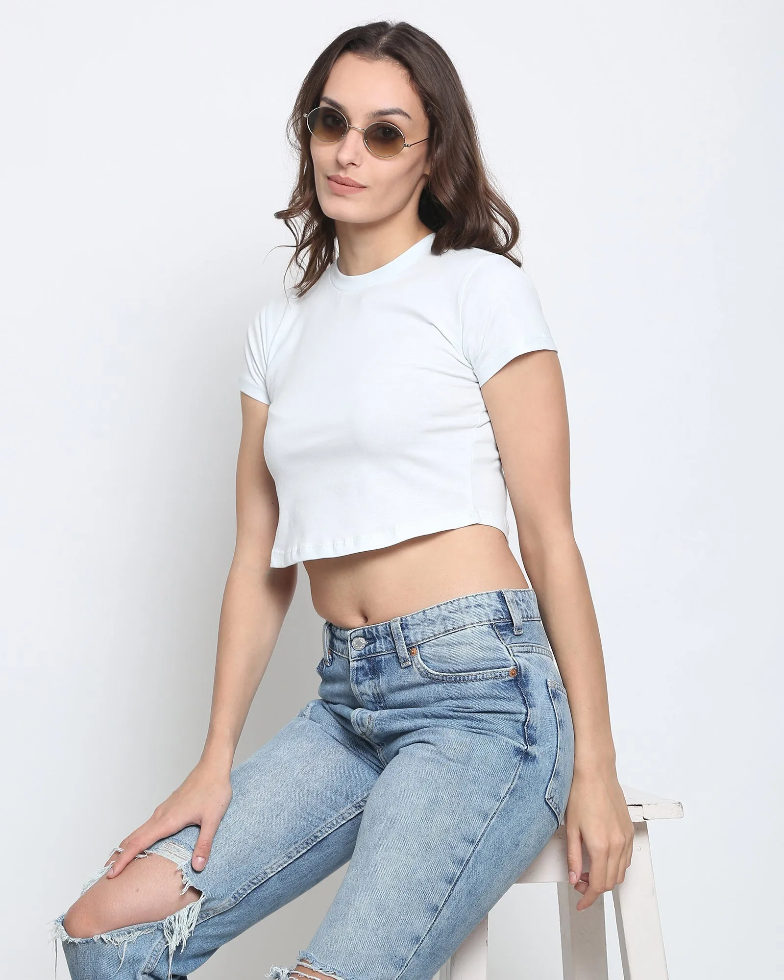 Crop Top: Morning Mist