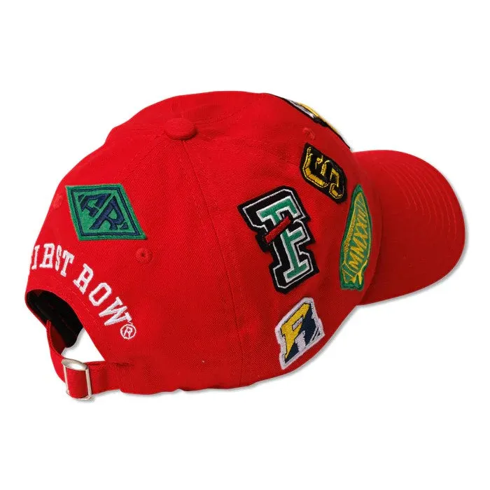 FIRST ROW Multi Patch Cap - Red