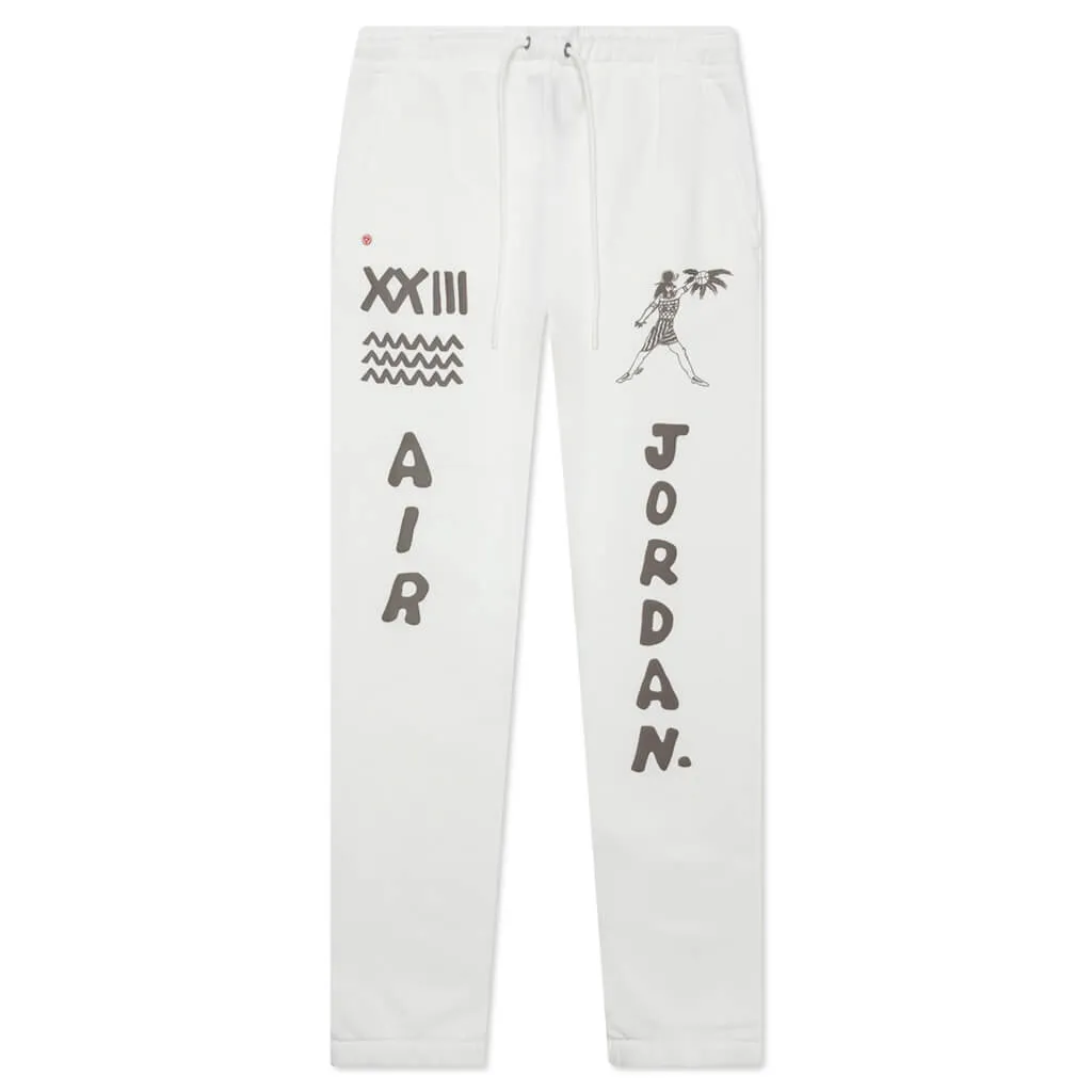 Flight x Umar Rashid Artist Series Joggers - Sail/Palomino