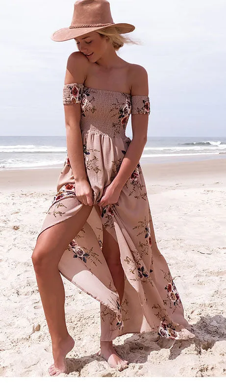 Floral Slit Maxi Dress