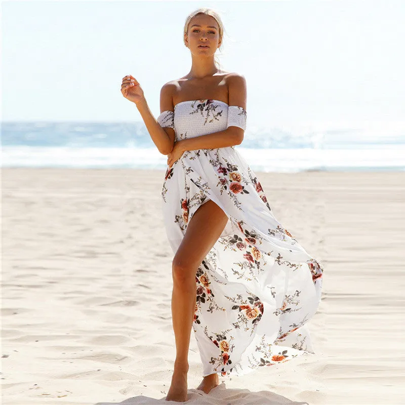 Floral Slit Maxi Dress