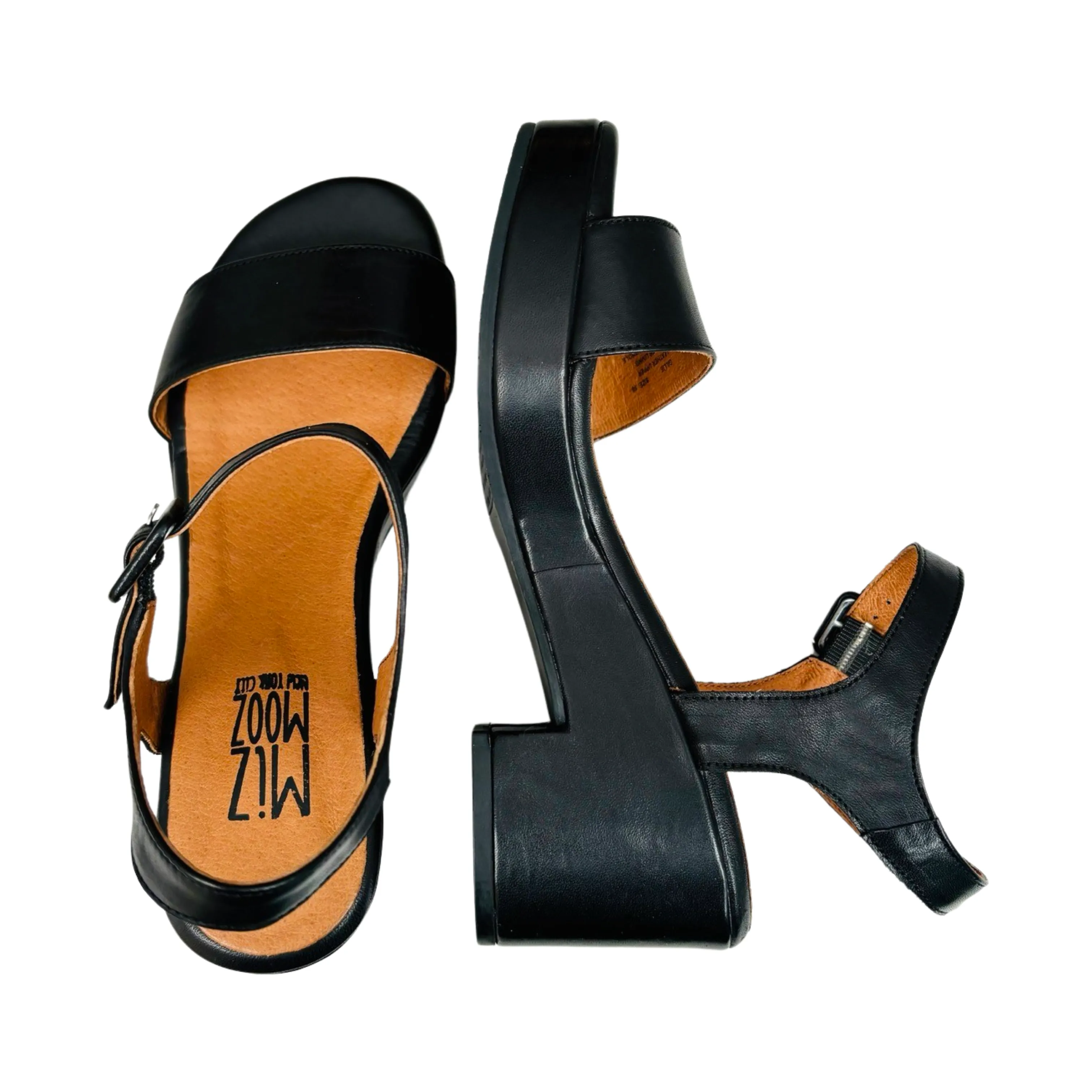 Gillie Black Platform Sandal