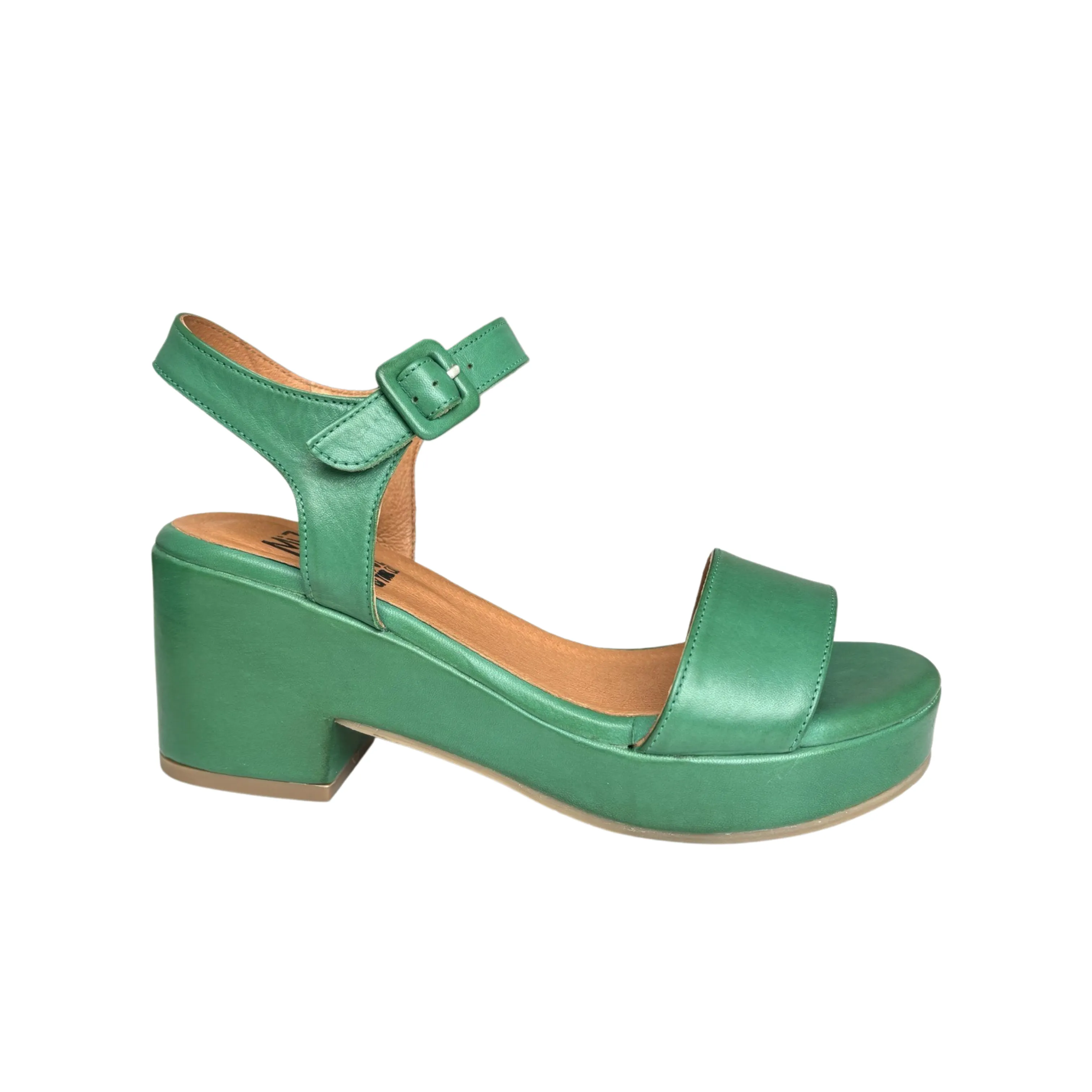 Gillie Emerald Platform Sandal