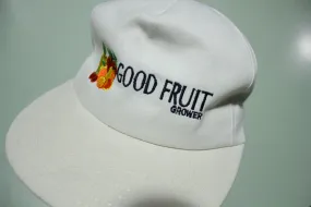 Good Fruit Grower Cocaine White Vintage 80's Adjustable Snap Back Hat