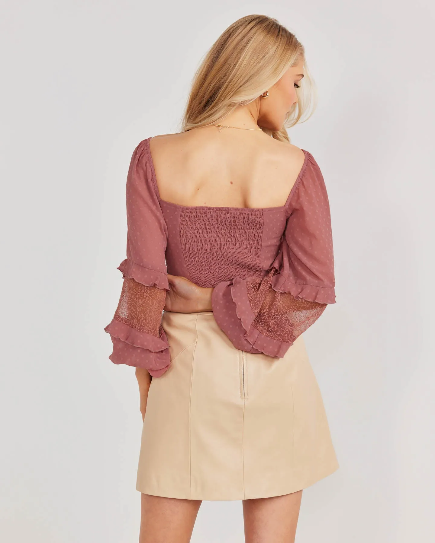 Harmony Bodysuit-Mauve