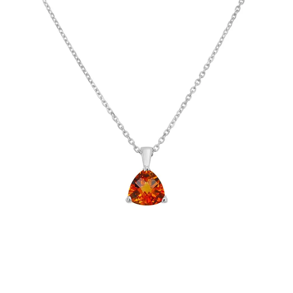 Irisa by Martin Binder Citrine Solitaire Necklace