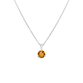 Irisa by Martin Binder Citrine Solitaire Necklace