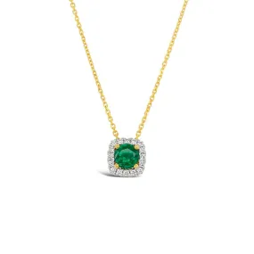 Irisa by Martin Binder Emerald & Diamond Necklace (5mm)