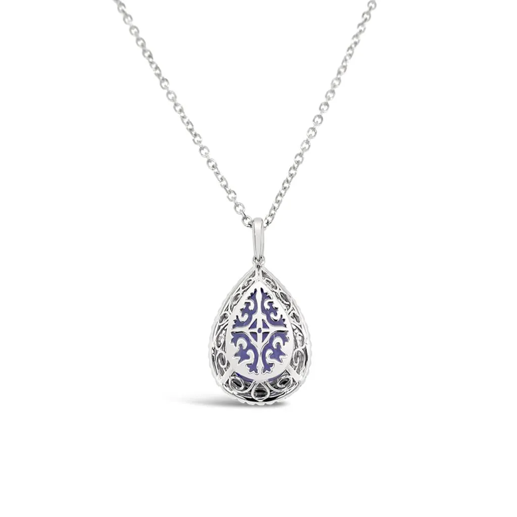 Irisa by Martin Binder Tanzanite & Diamond Pendant Necklace