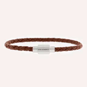 Luke Landon Nappa Leather Bracelet Peanut