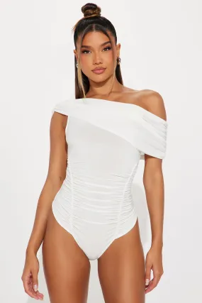 Michelle Off Shoulder Bodysuit - Ivory