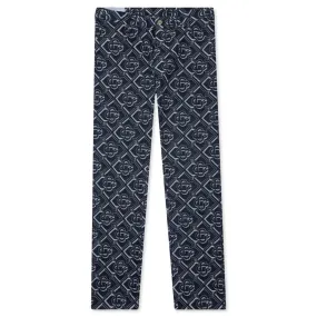 Monogram Classic Denim Straight Leg Jean - Indigo