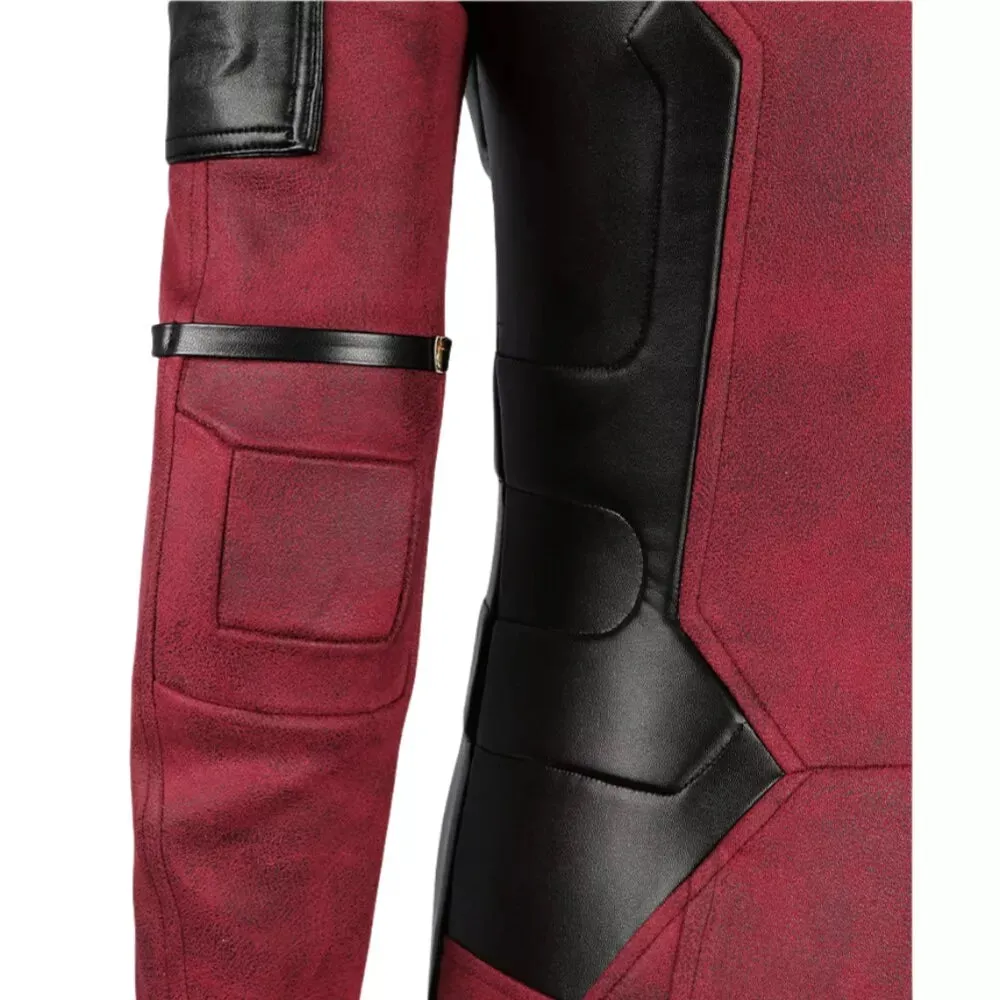 【Neu eingetroffen】Xcoser 2024 Deadpool 3 Lady Deadpool Cosplay Kostüm Overall Maske Outfit für Halloween