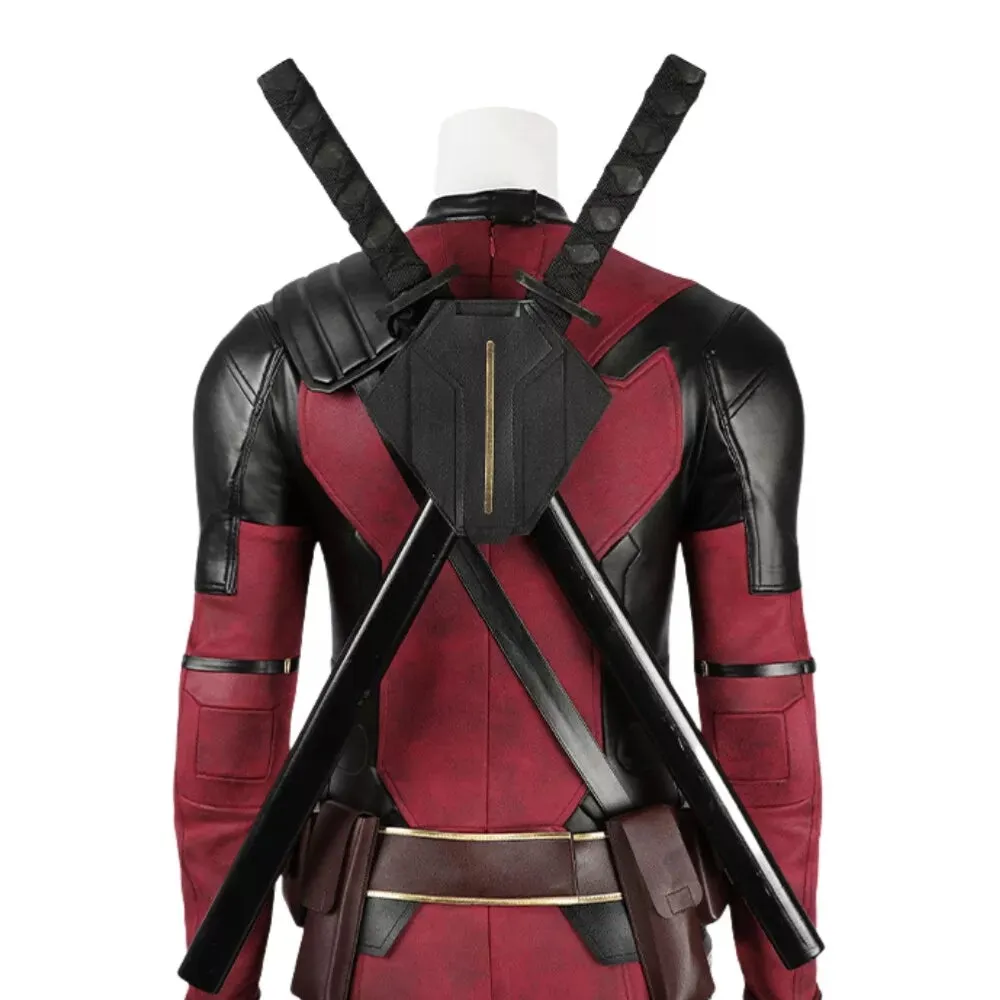 【Neu eingetroffen】Xcoser 2024 Deadpool 3 Lady Deadpool Cosplay Kostüm Overall Maske Outfit für Halloween