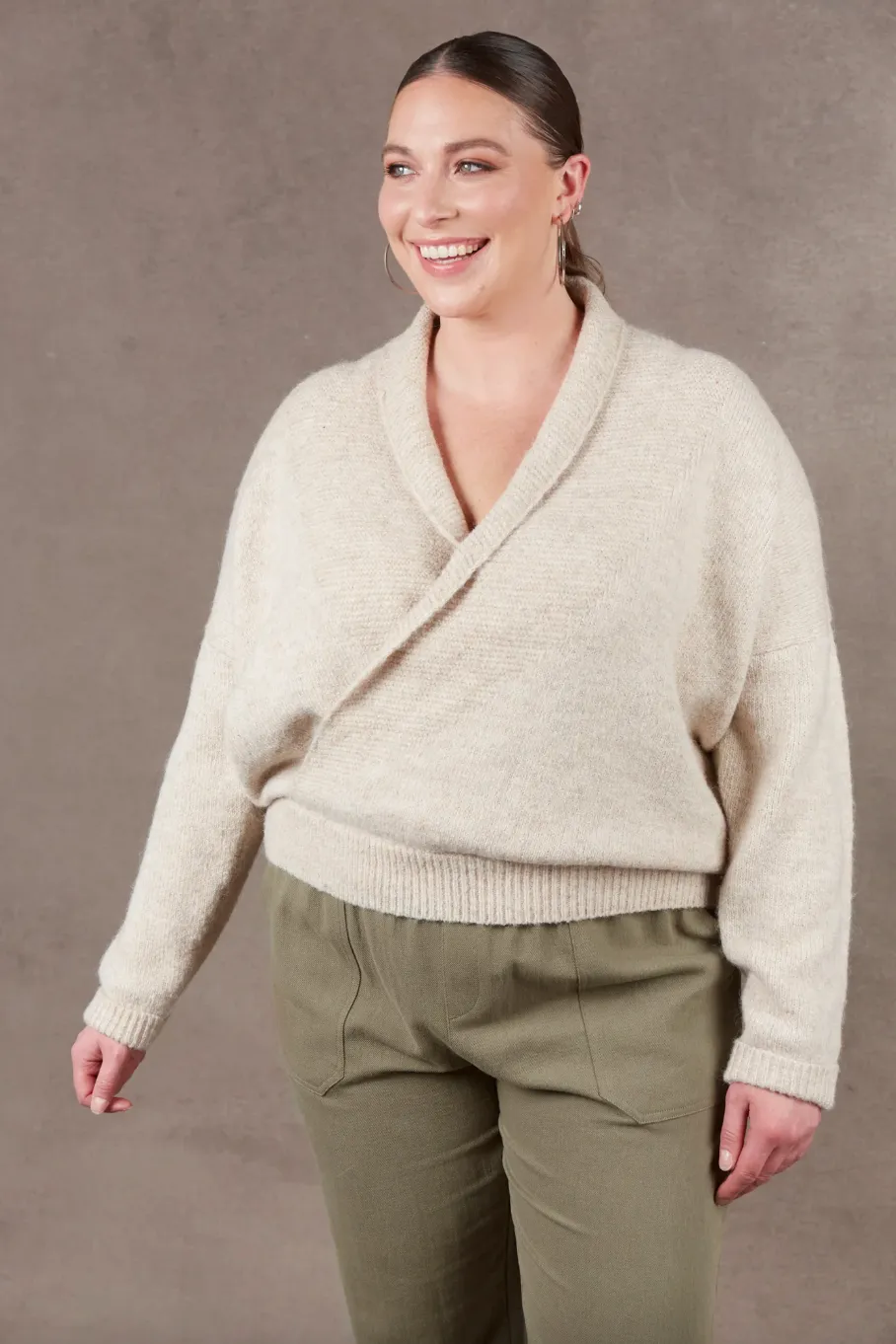 Paarl Crossover Knit, Oat