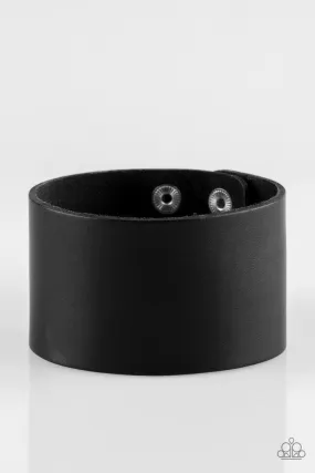 Paparazzi Alley Rally - Black Urban Bracelet