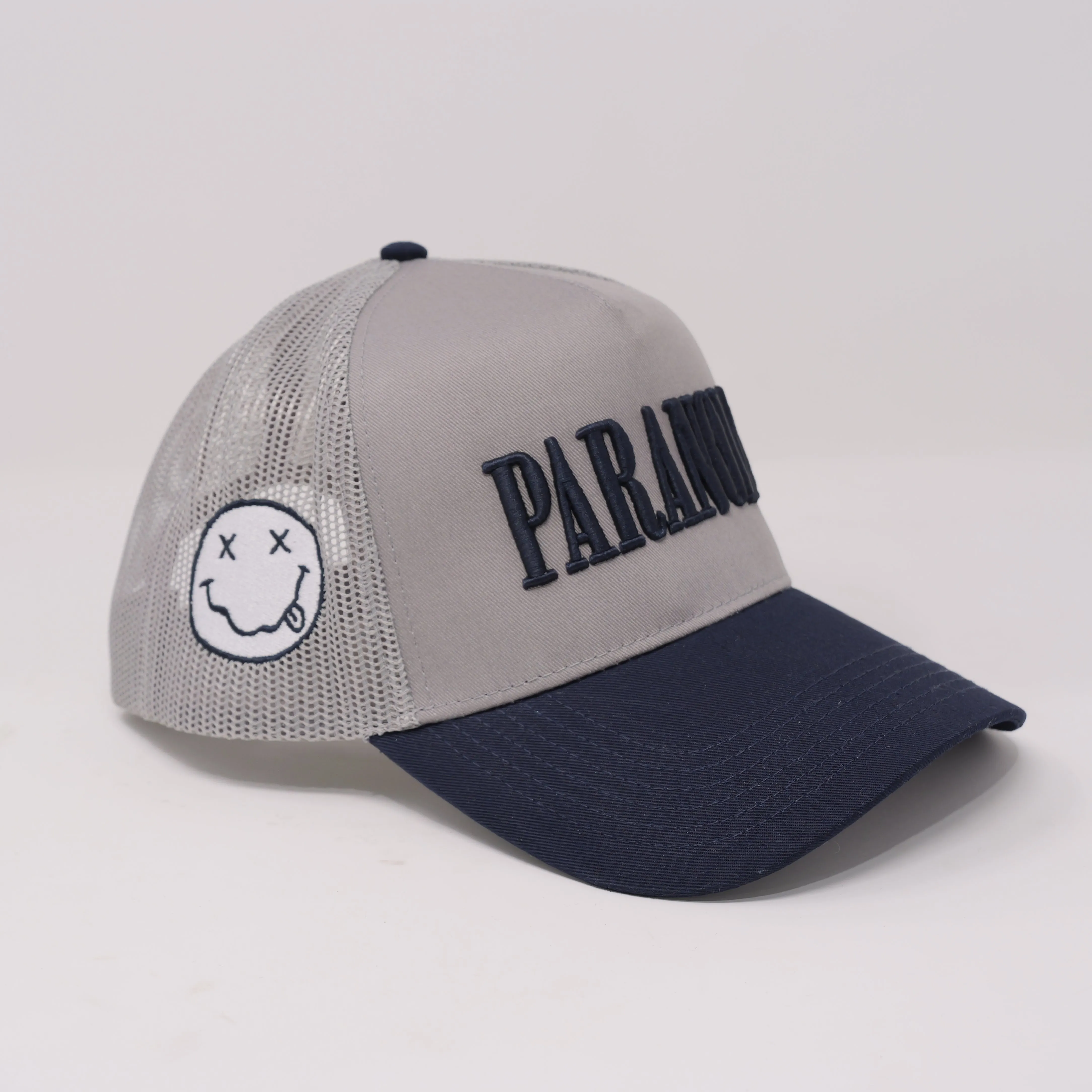 PARANOIA TRUCKER HAT GREY/NAVY