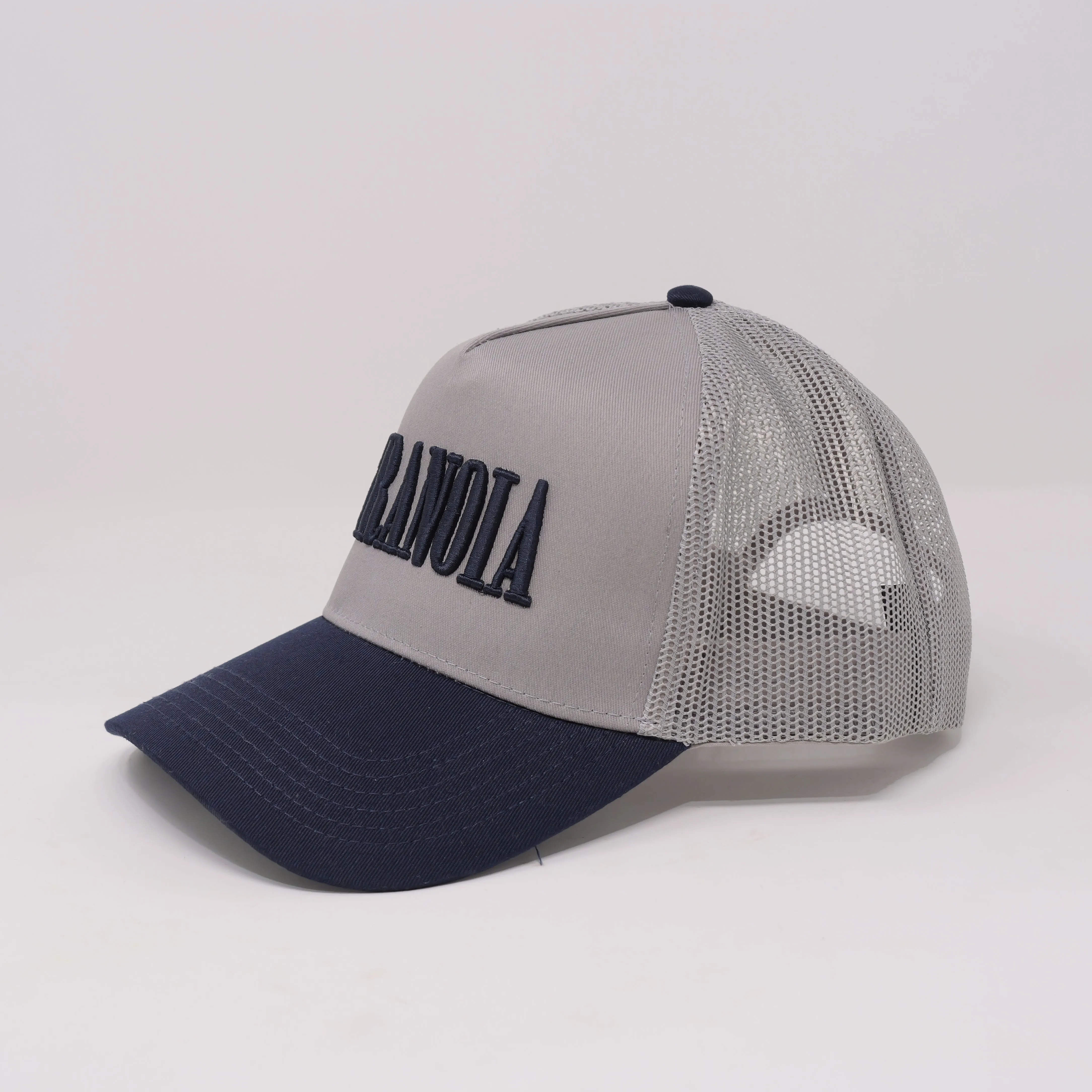 PARANOIA TRUCKER HAT GREY/NAVY