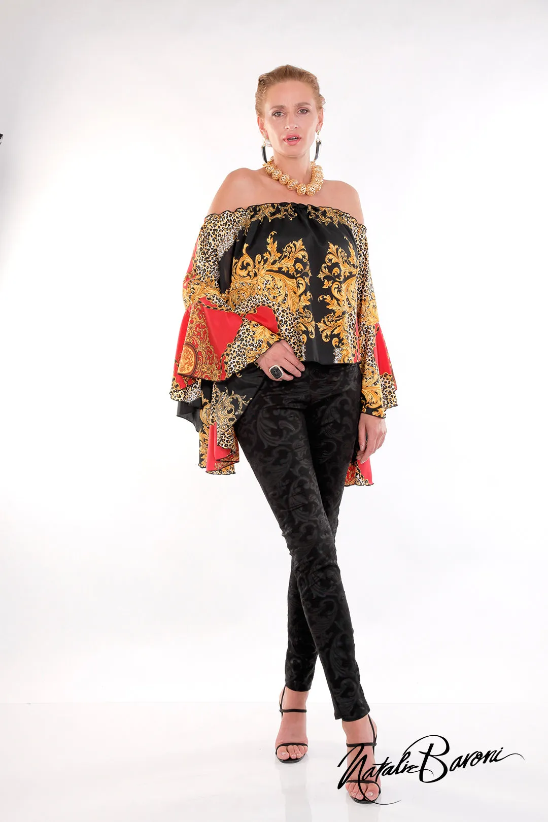 Poet Sleeve Top - Venezia