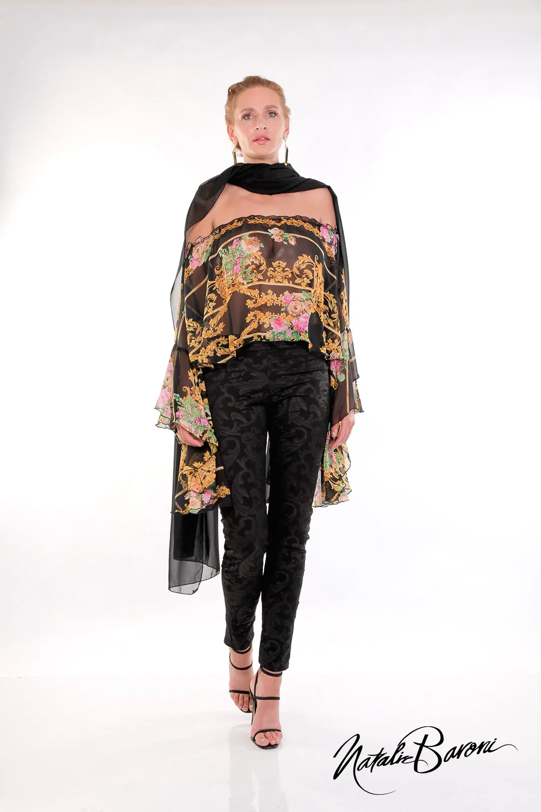 Poet Sleeve Top - Venezia