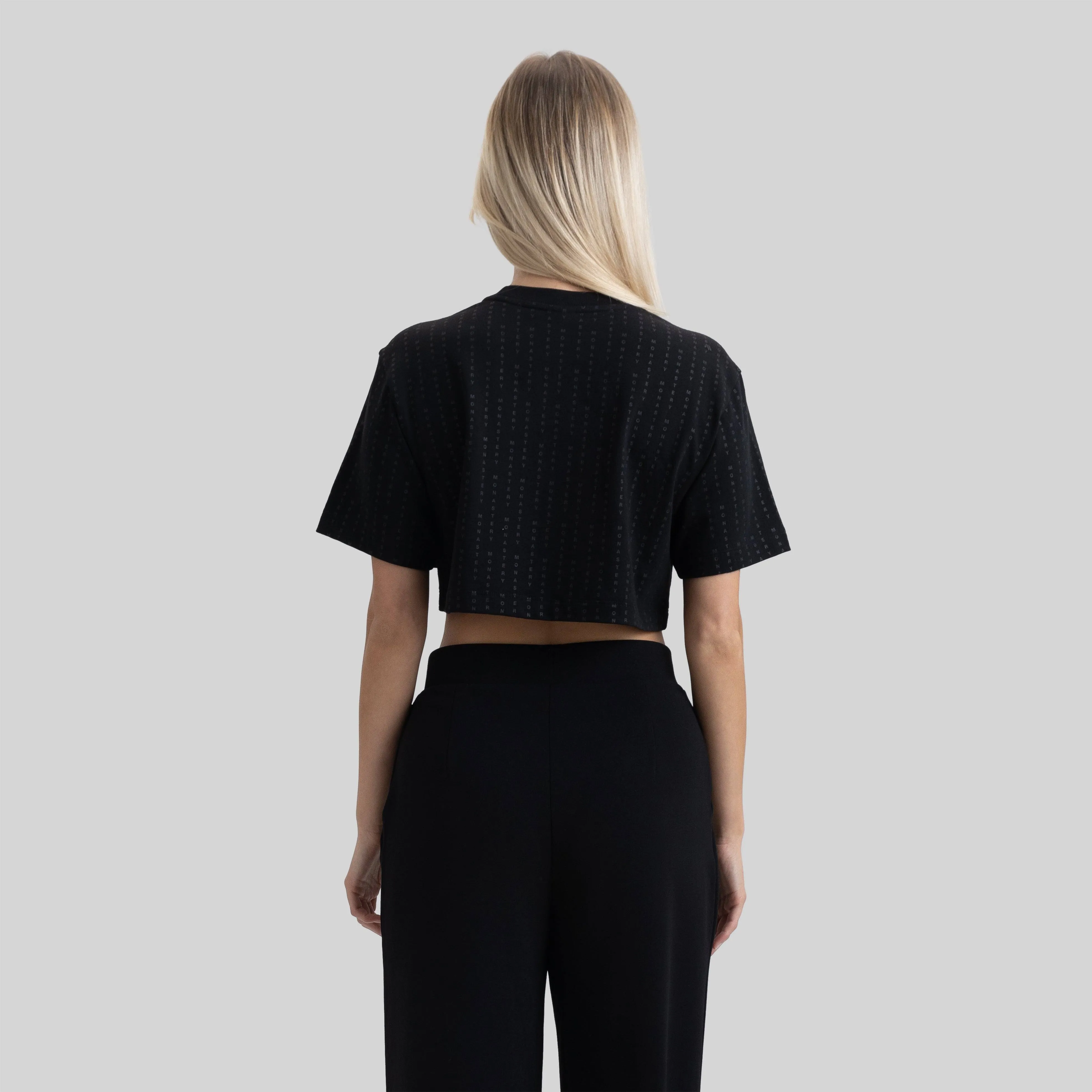 PONTIAC CROP TOP BLACK