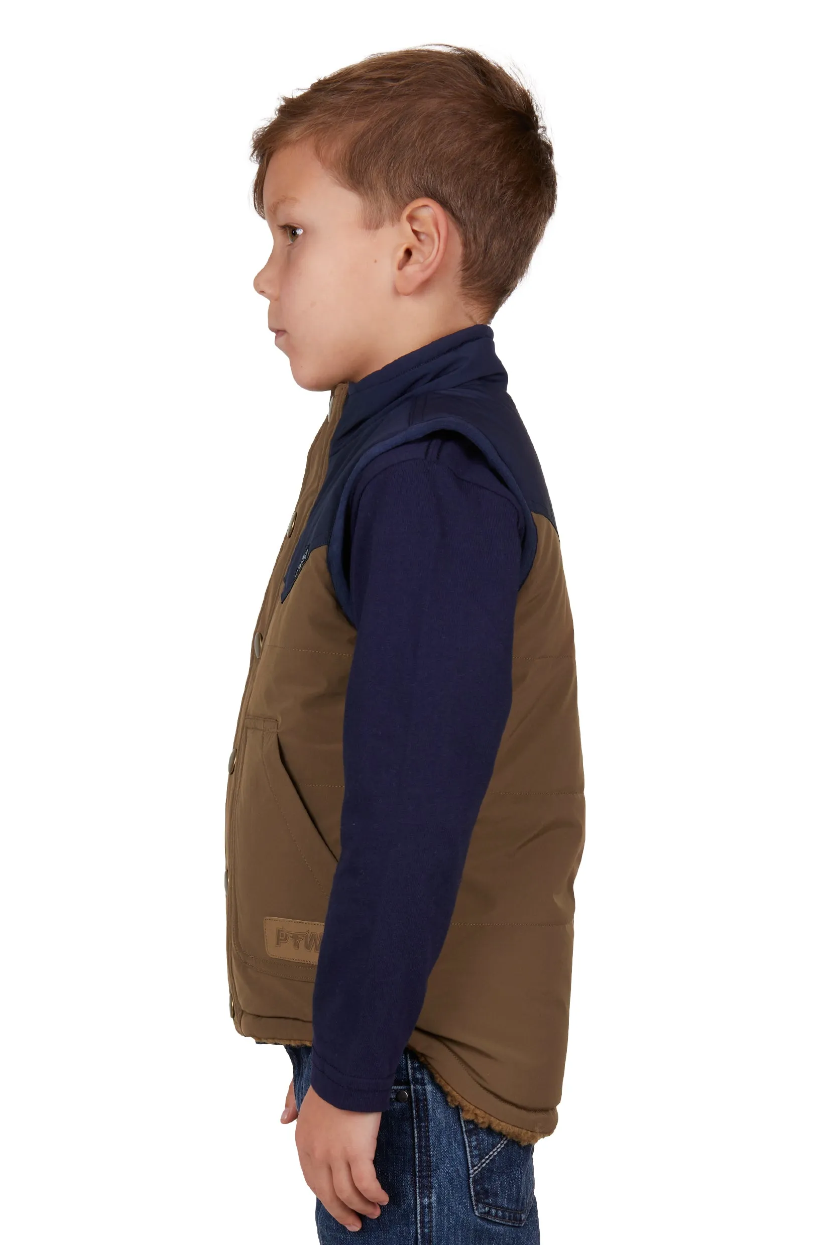 Pure Western Boys Martin Reversible Vest