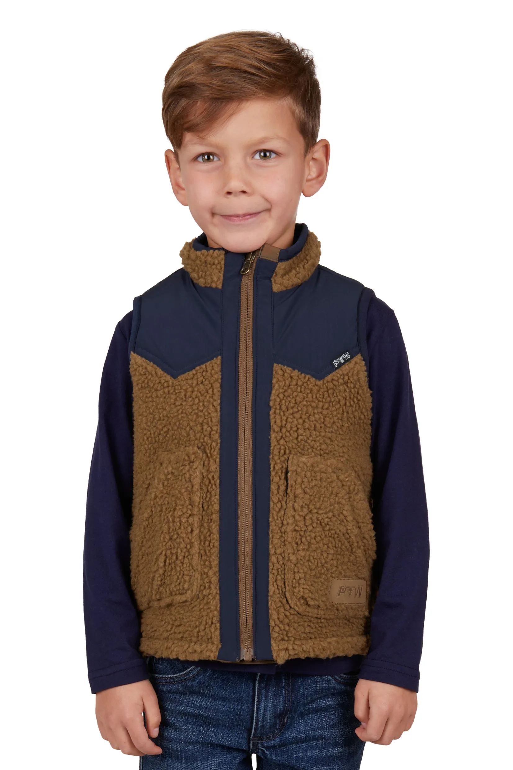 Pure Western Boys Martin Reversible Vest