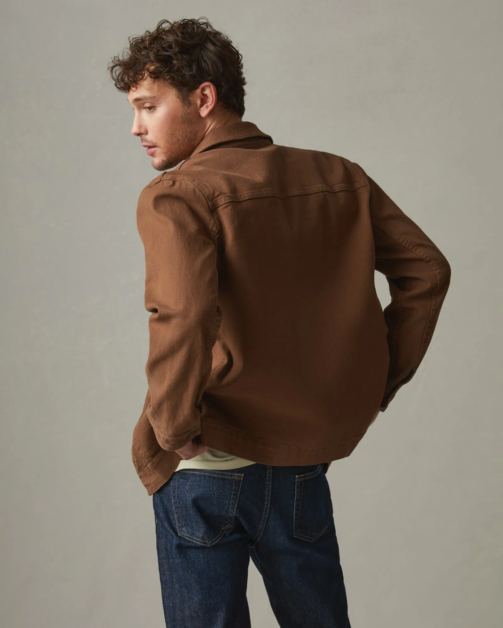 Roughneck Chore Jacket - Mahogany