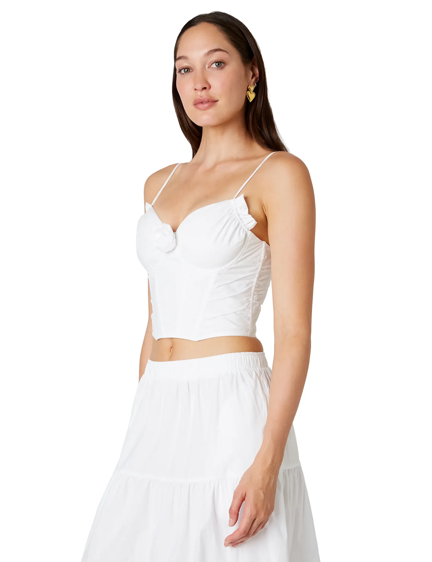 Rue Corset Top, White