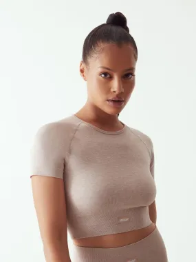 Seamless Crop Top Nude