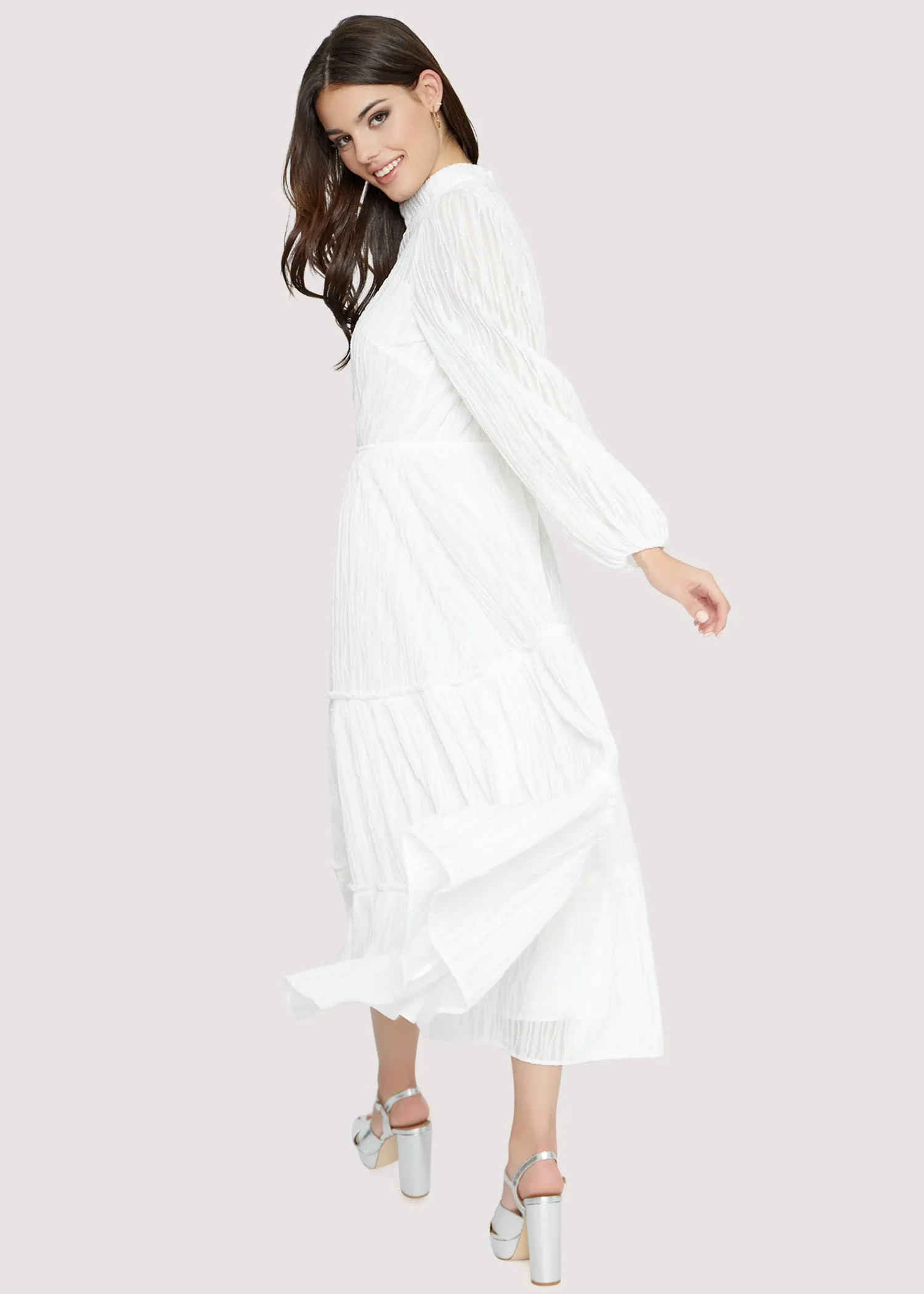 Snow White Glow Maxi Dress