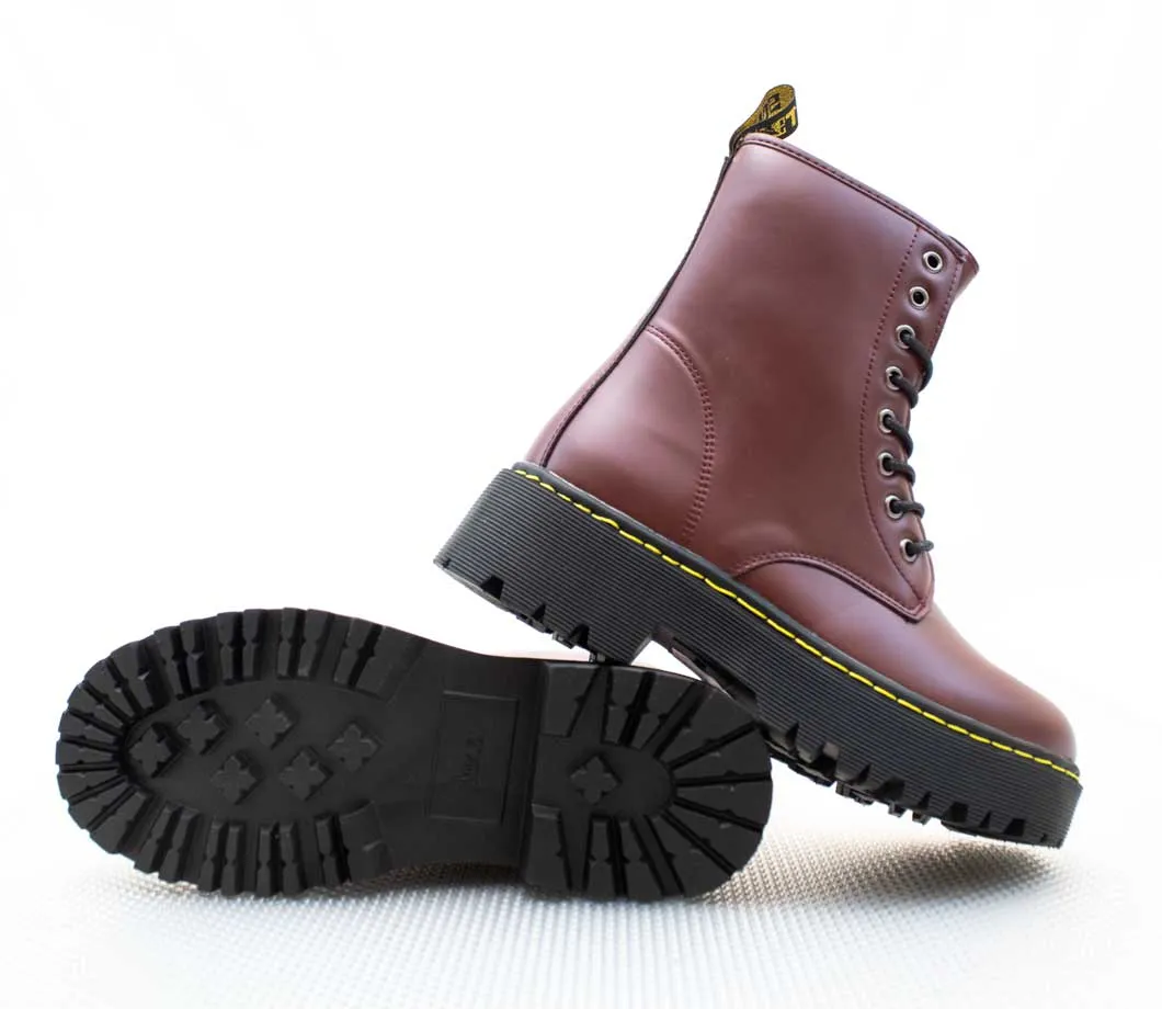 Soviet Doc Martin  Burg Ox Blood Boot