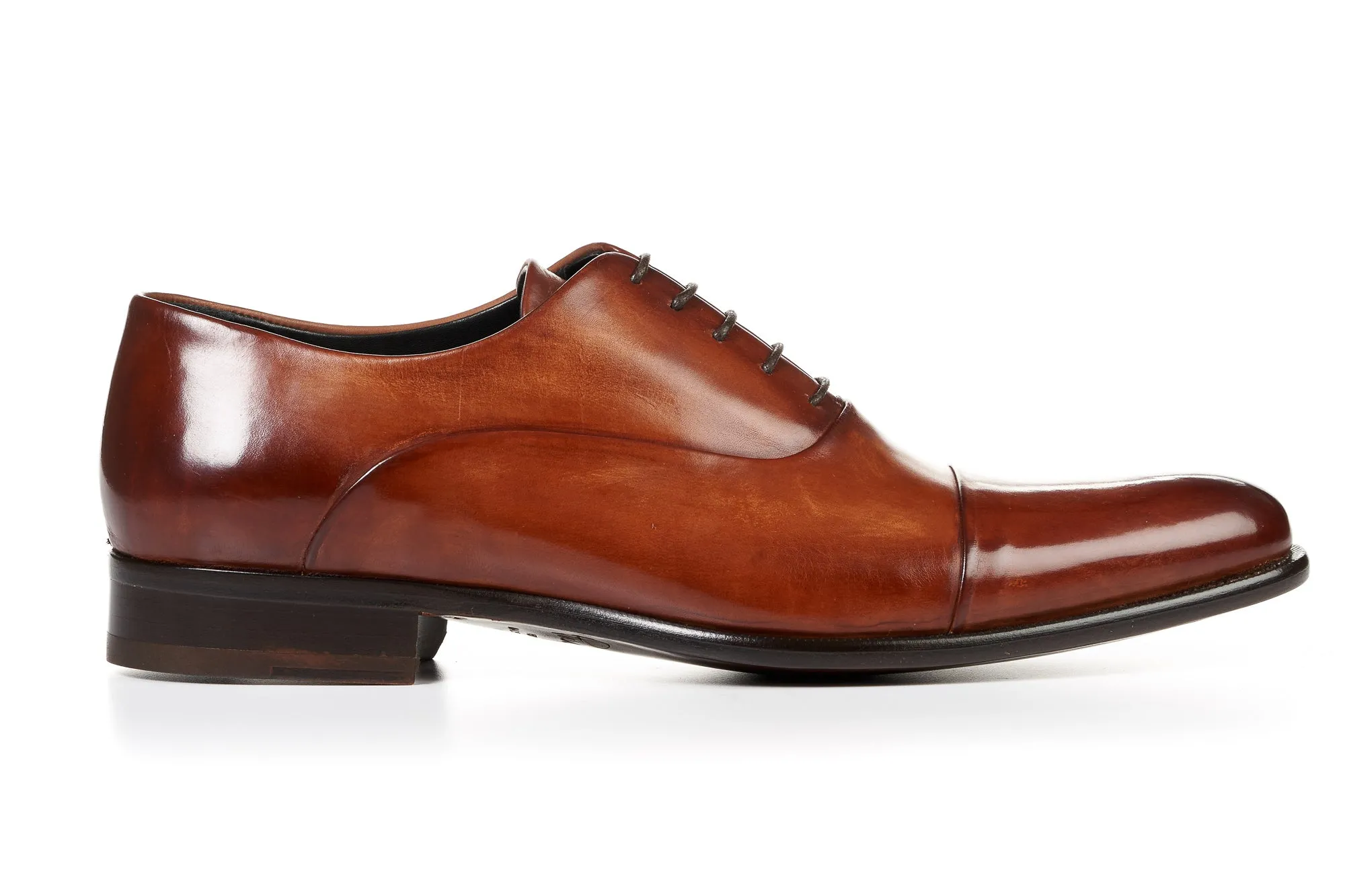 The Cagney Cap-Toe Oxford - Havana Brown